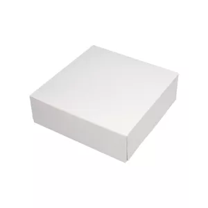 Boîte patisserie blanche 40x40x8cm (M)